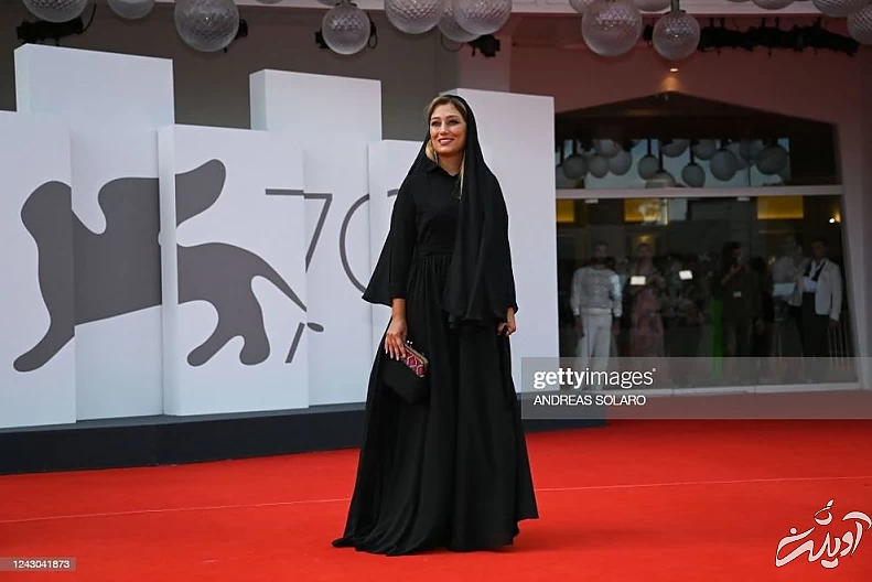 (تصاویر) نوید محمدزاده، دایانا حبیبی و وحید جلیلوند روی فرش قرمز ونیز